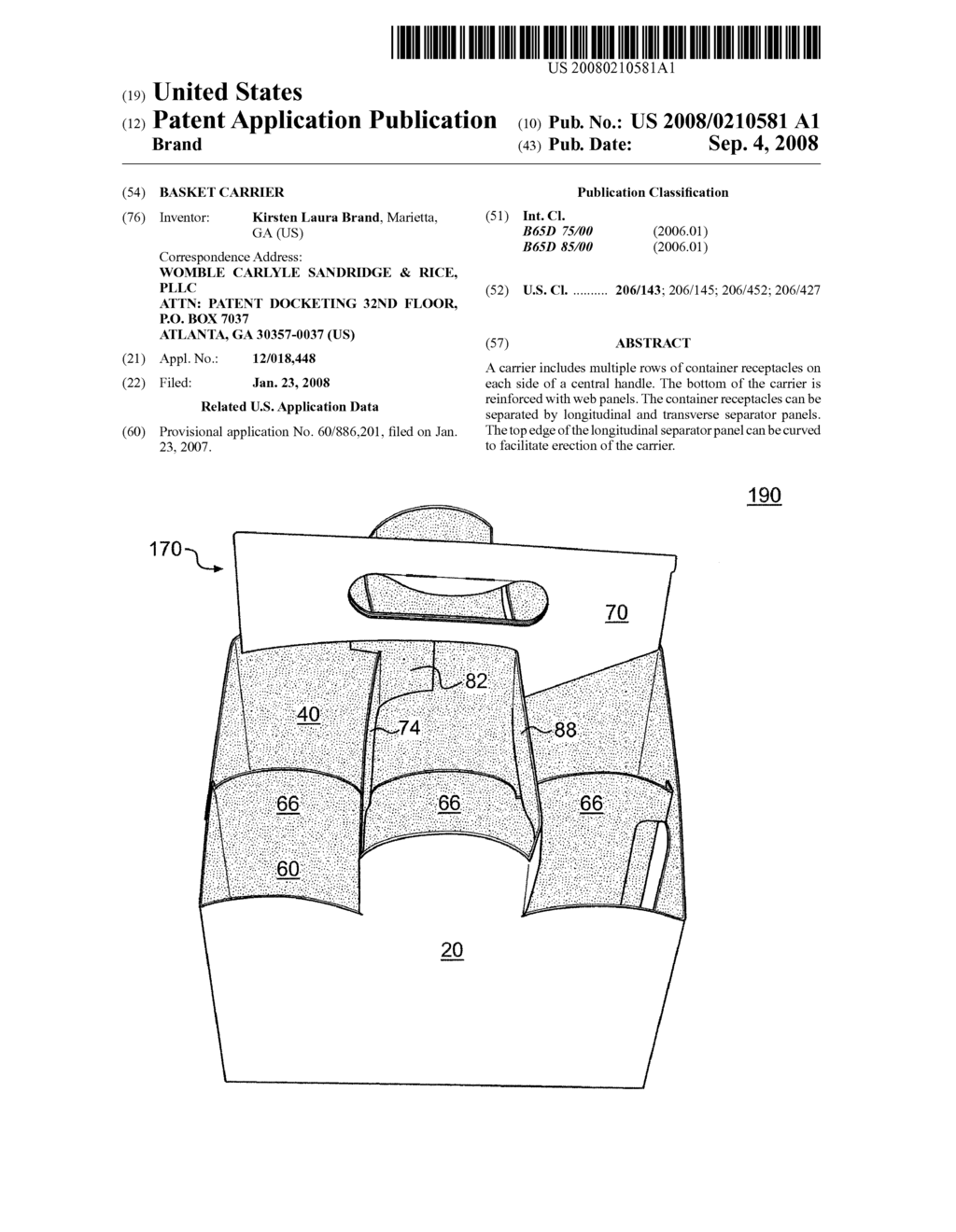 Basket Carrier - diagram, schematic, and image 01