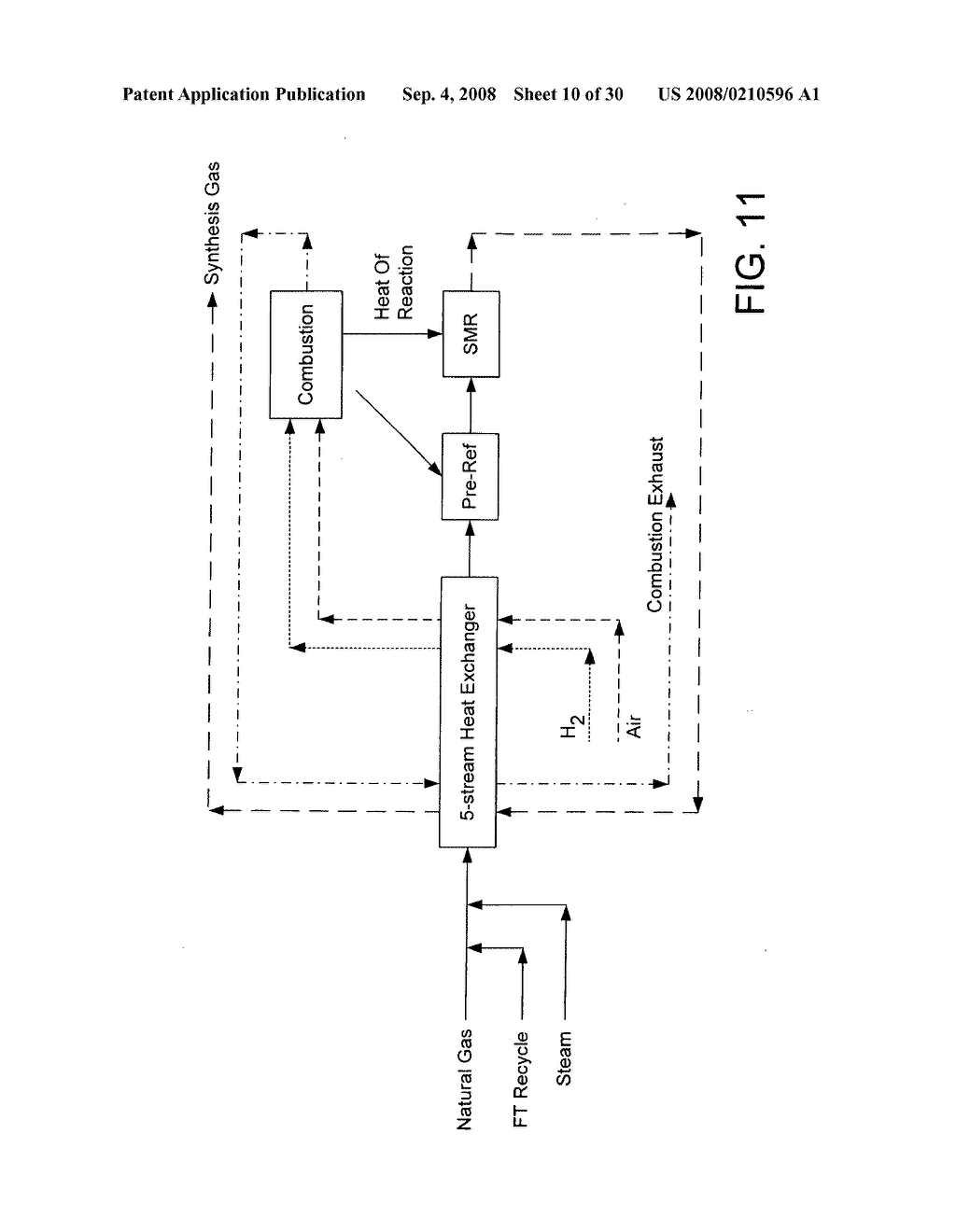 PROCESS AND APPARATUS FOR CONVERTING NATURAL GAS TO HIGHER MOLECULAR WEIGHT HYDROCARBONS USING MICROCHANNEL PROCESS TECHNOLOGY - diagram, schematic, and image 11
