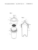 Constructive disposition applied to sample collector for the purposes of feces parasitological exam diagram and image