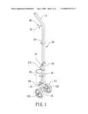 Auxiliary line-drawing apparatus for a paint-spraying can diagram and image