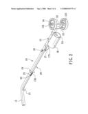 Auxiliary line-drawing apparatus for a paint-spraying can diagram and image