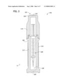 Radiation-Shielding Container Having Status-Indicative Labeling System diagram and image