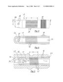 ONE-PIECE SPRING AND POPPET INCORPORATED INTO A VALVE SEAT ASSEMBLY AND ASSOCIATED METHOD FOR MANUFACTURING A ONE-PIECE SPRING AND POPPET diagram and image