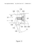 Apparatus for effecting an initial, predetermined translation of a closed sliding door diagram and image