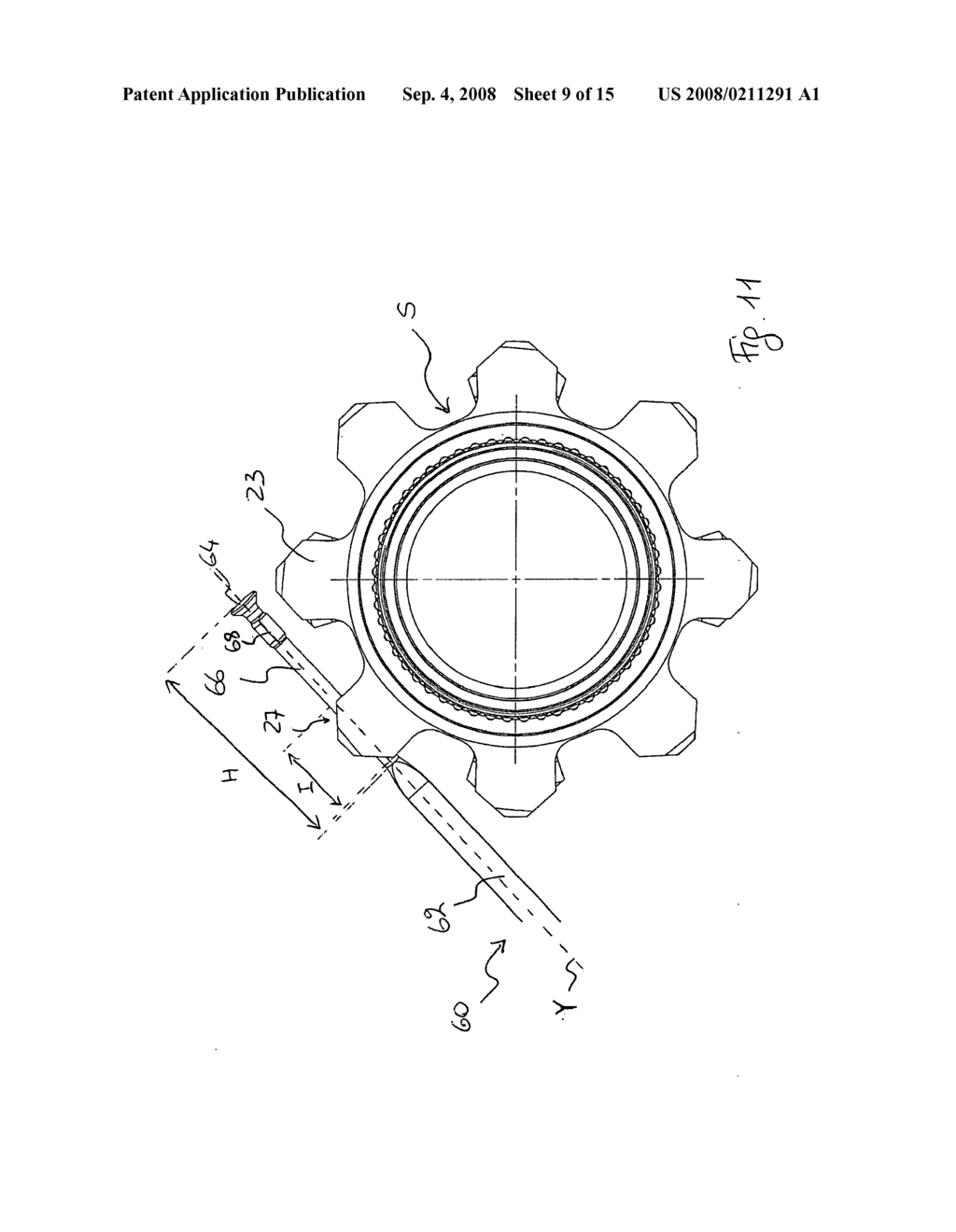 HUB FOR A SPOKED BICYCLE WHEEL AND RELATED SPOKED WHEEL - diagram, schematic, and image 10