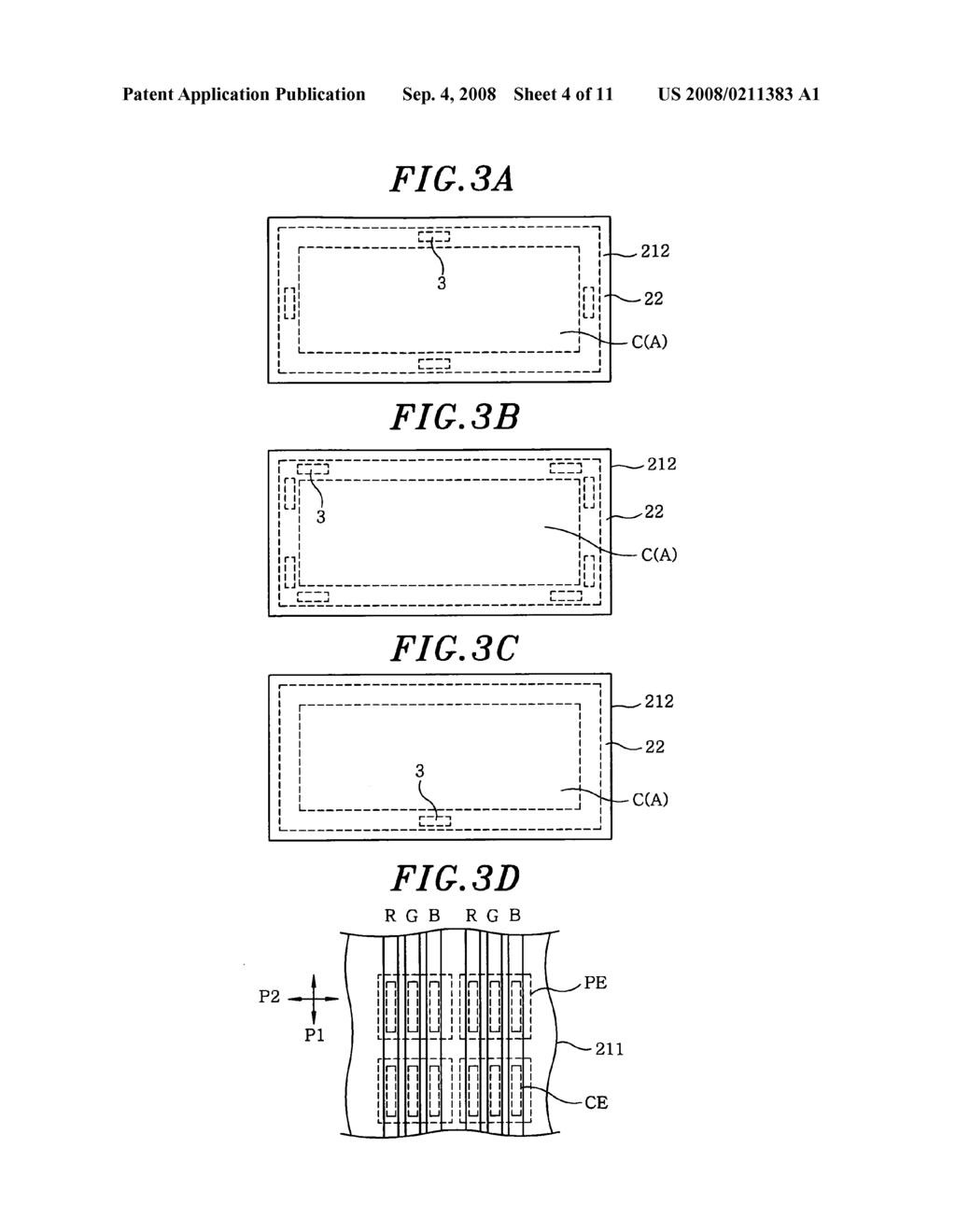 Flat display, method for manufacturing same and displacement prevention member for use in the flat display - diagram, schematic, and image 05