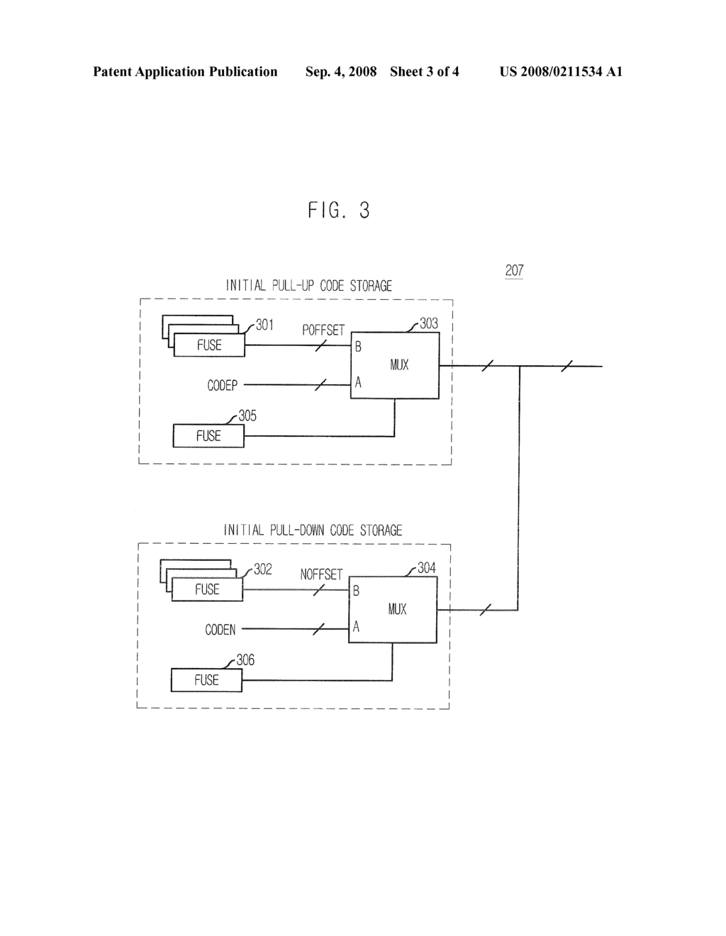 IMPEDANCE MATCHING CIRCUIT AND SEMICONDUCTOR MEMORY DEVICE WITH THE SAME - diagram, schematic, and image 04