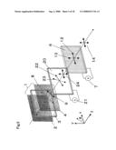 Three-dimensional image display apparatus diagram and image