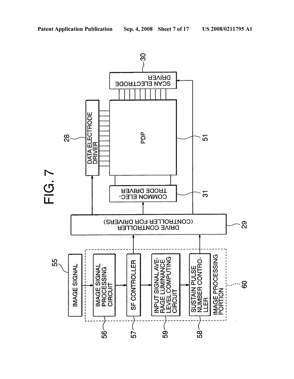 Driving method for plasma display panel and driving circuit for plasma display panel - diagram, schematic, and image 08