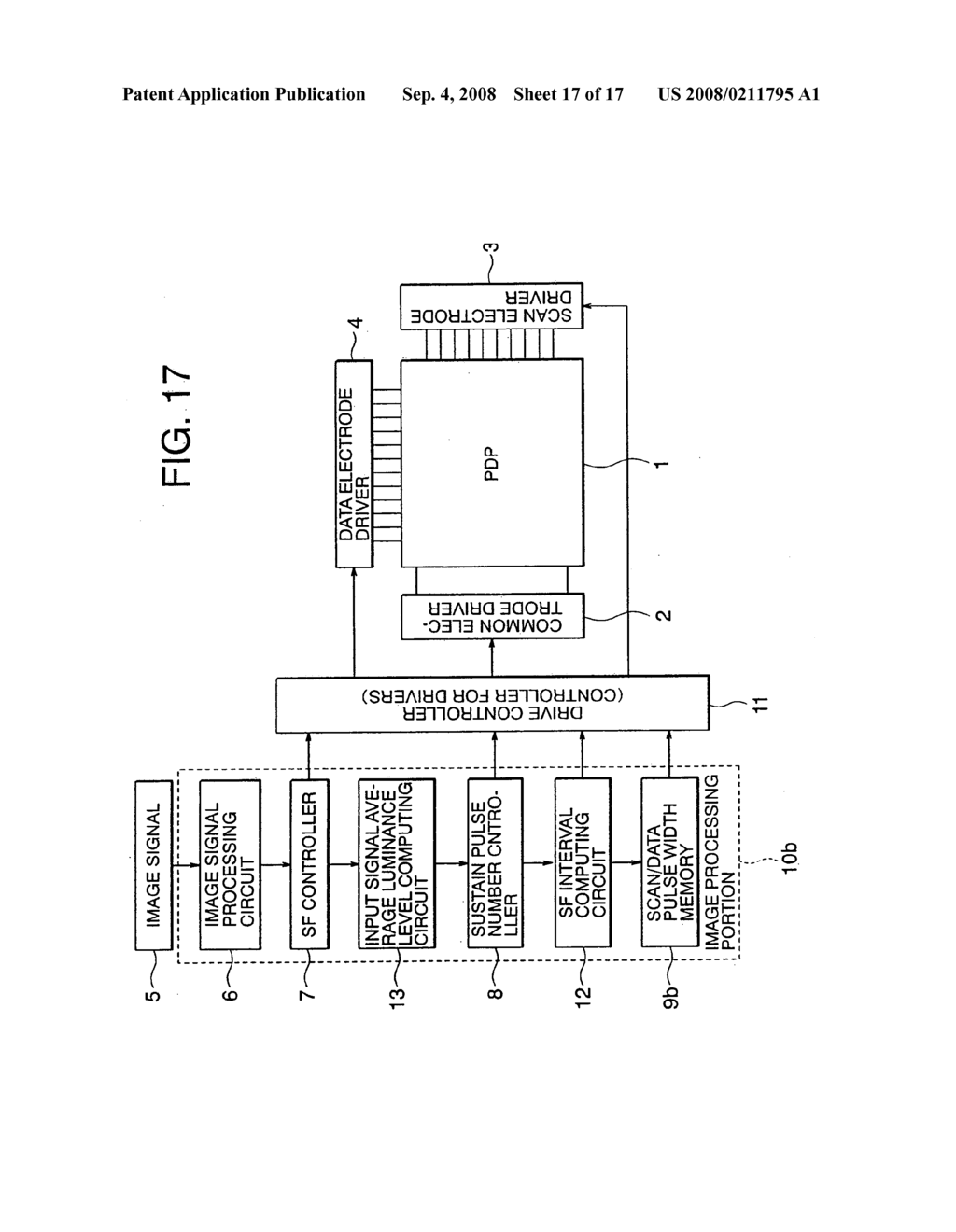 Driving method for plasma display panel and driving circuit for plasma display panel - diagram, schematic, and image 18