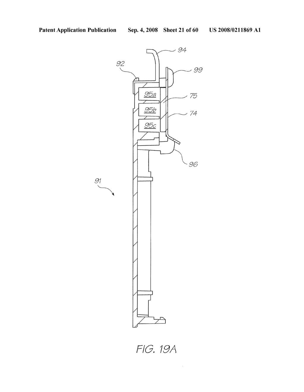 Mounting arrangement with a support and pressure plate for a printhead assembly. - diagram, schematic, and image 22