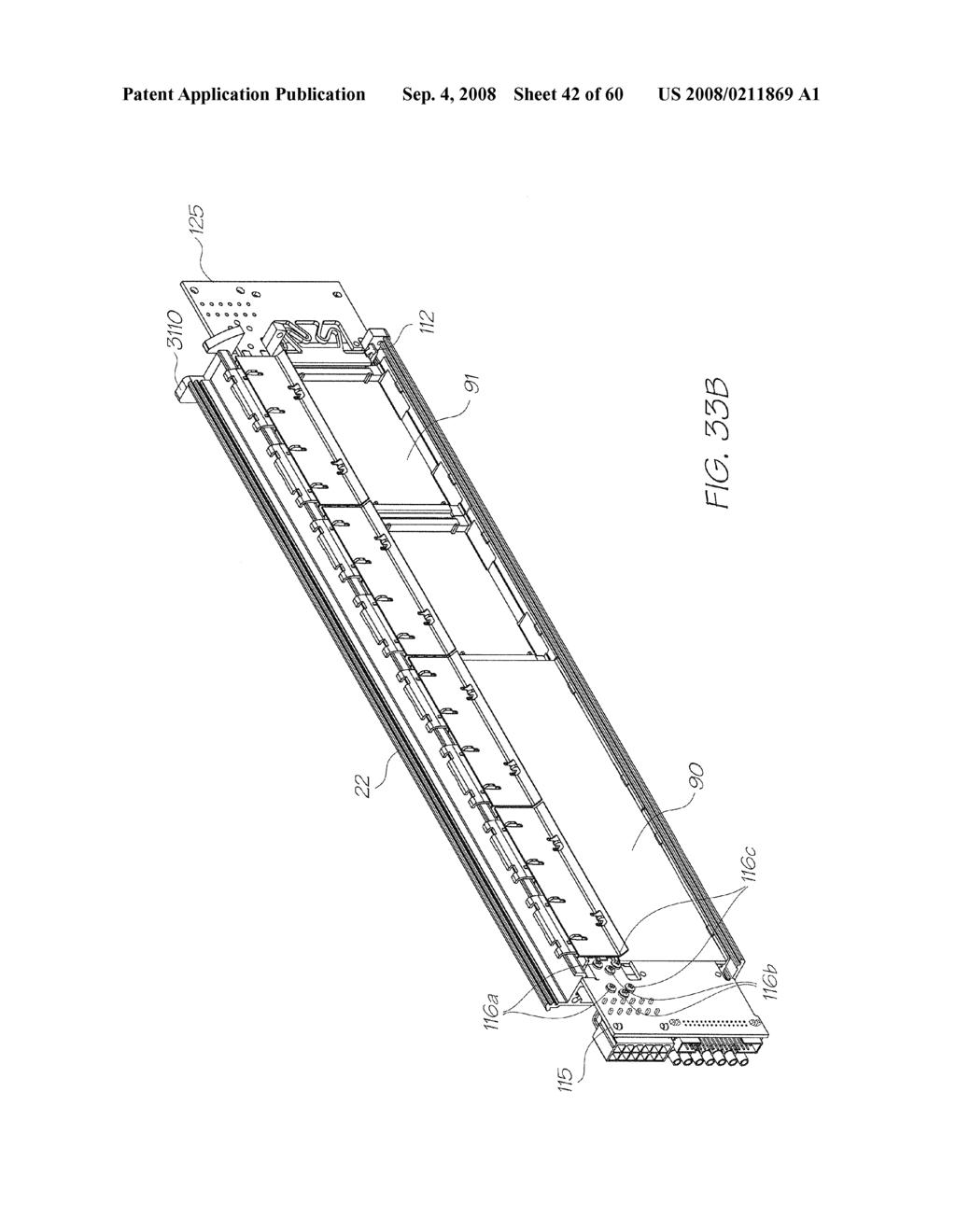 Mounting arrangement with a support and pressure plate for a printhead assembly. - diagram, schematic, and image 43