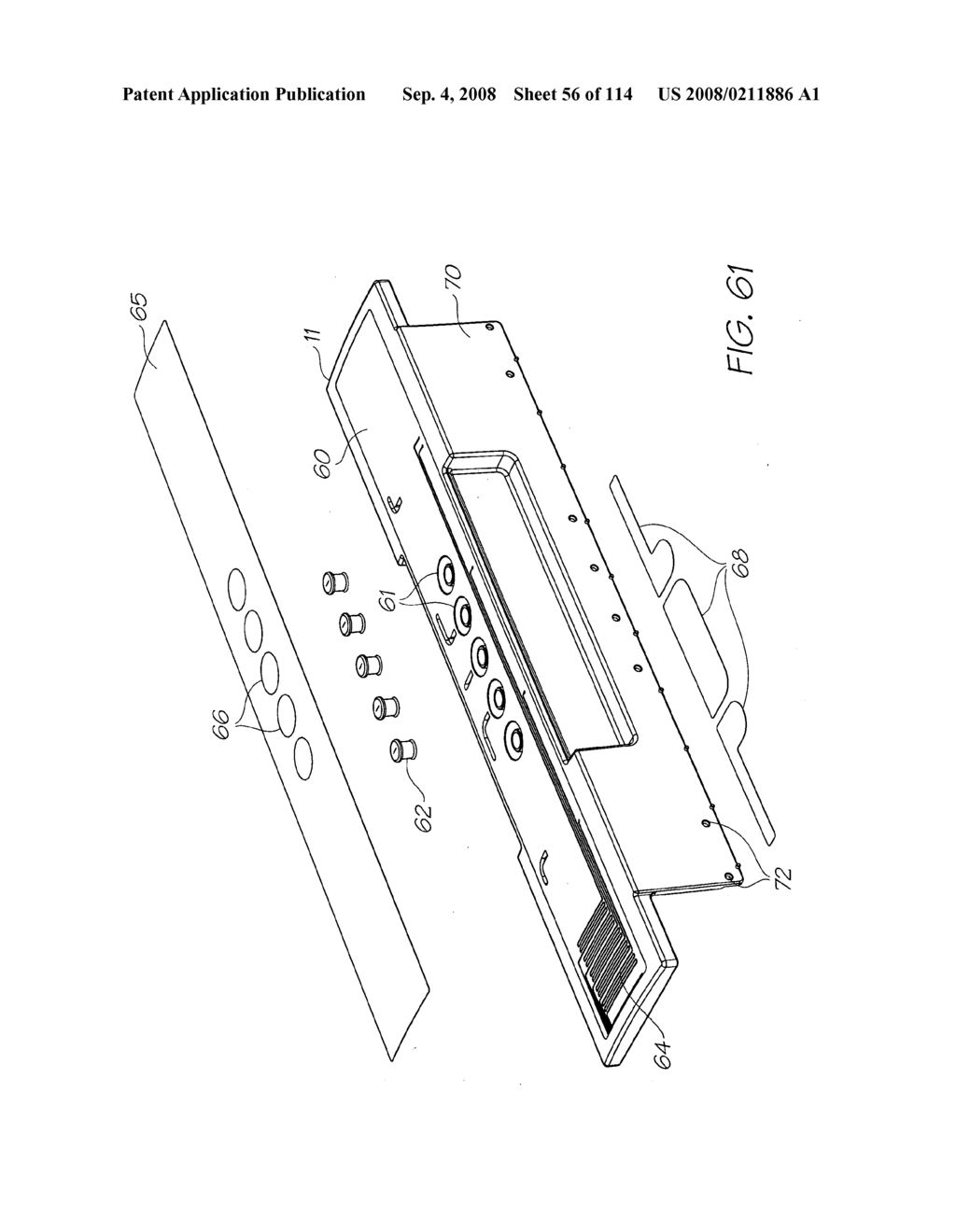 Ink refill unit with a working outlet and other dummy outlets - diagram, schematic, and image 57