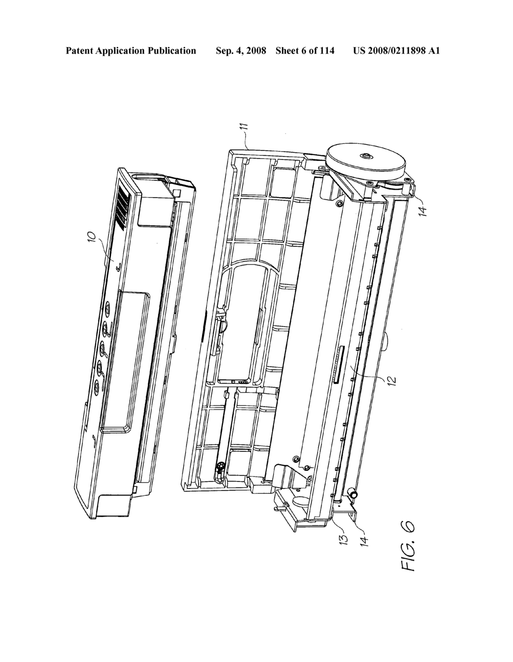 Cover assembly for a print engine with push rod for actuating a refill unit - diagram, schematic, and image 07