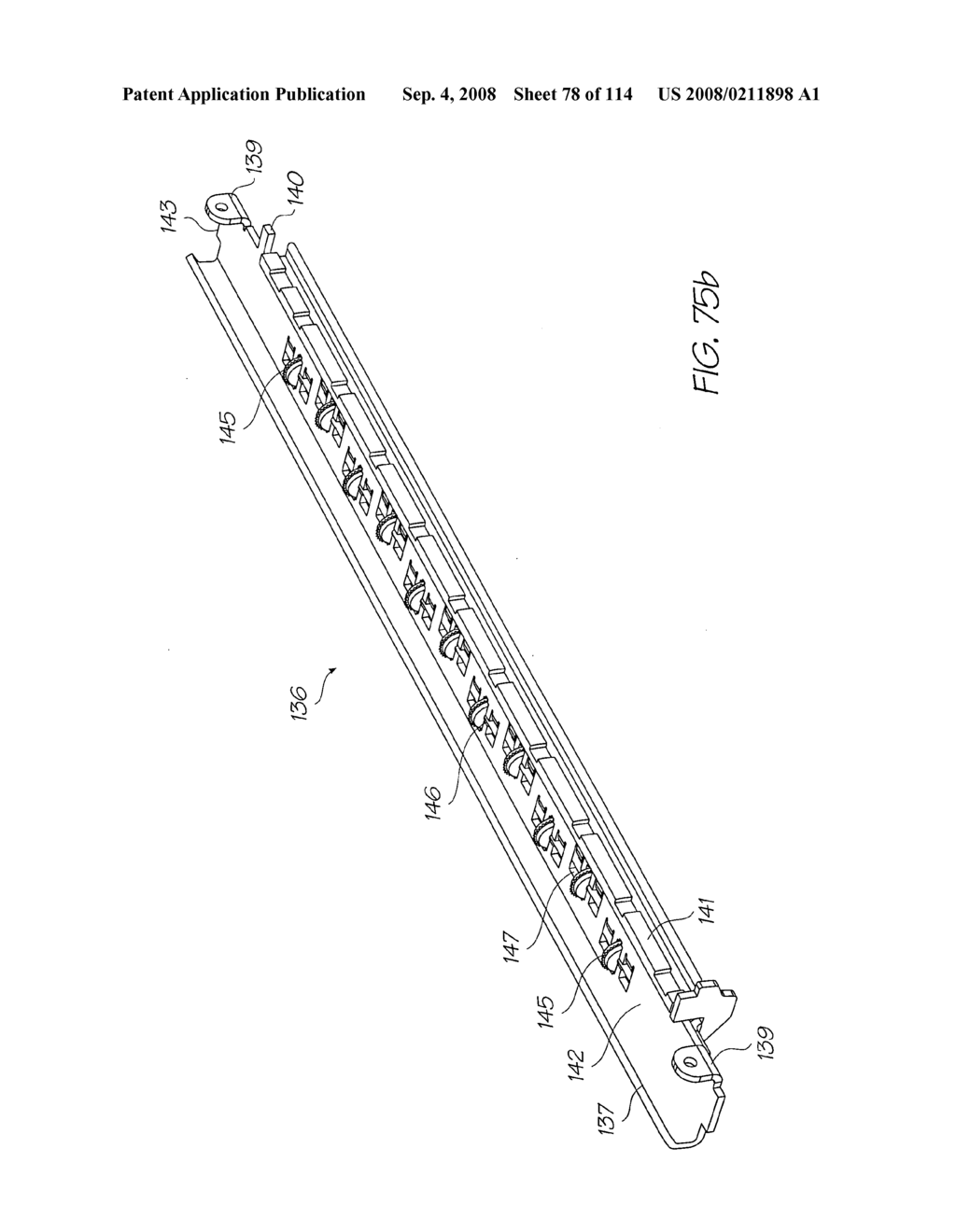 Cover assembly for a print engine with push rod for actuating a refill unit - diagram, schematic, and image 79