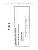 Printer control apparatus and method diagram and image