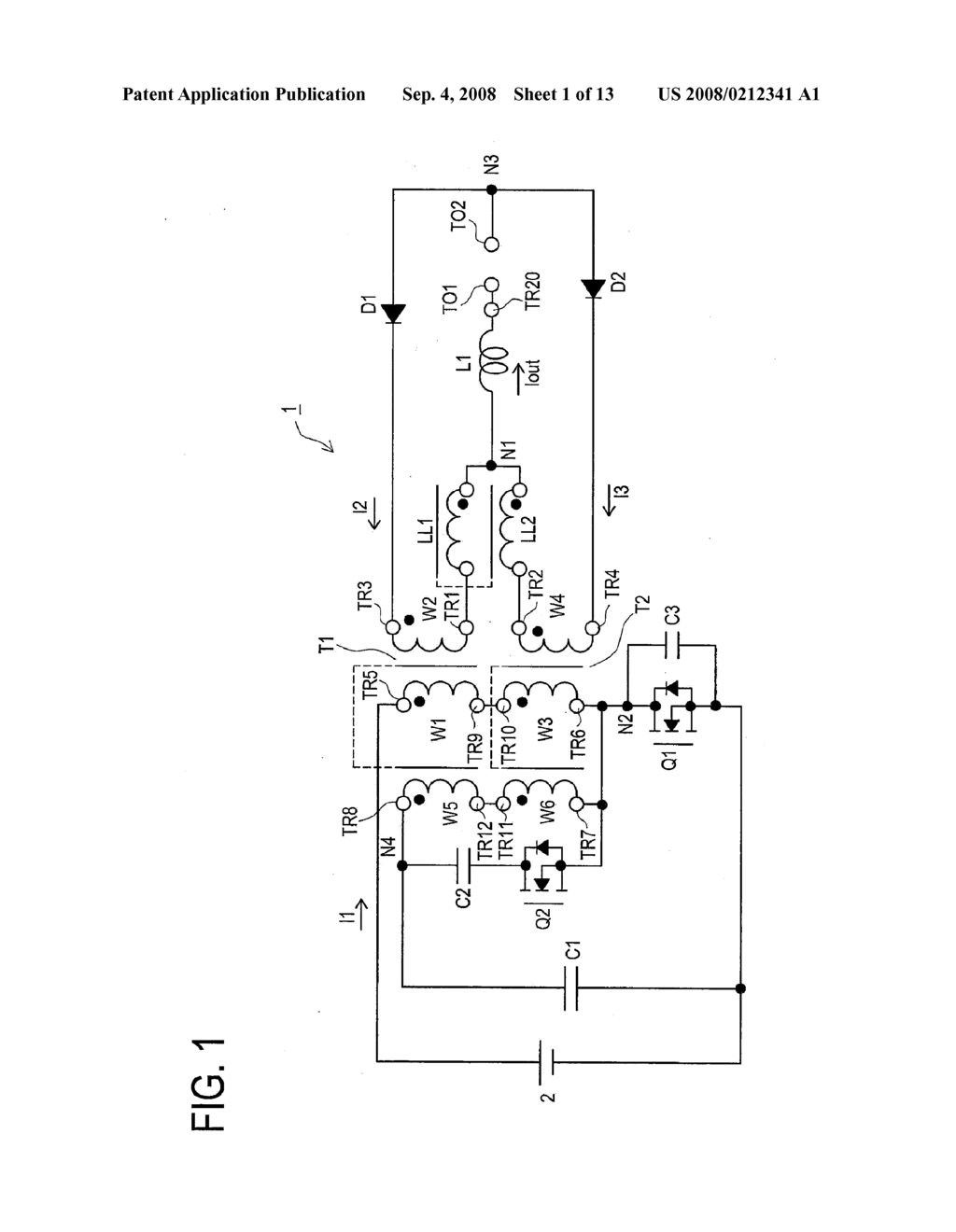 DC-DC CONVERTER AND TRANSFORMER - diagram, schematic, and image 02