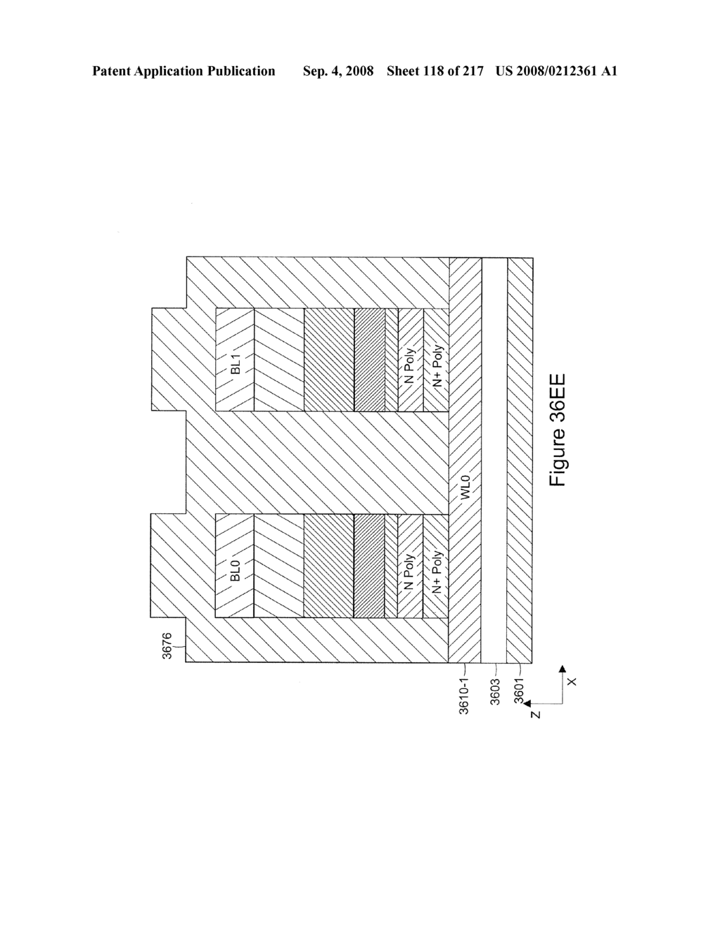 NONVOLATILE NANOTUBE DIODES AND NONVOLATILE NANOTUBE BLOCKS AND SYSTEMS USING SAME AND METHODS OF MAKING SAME - diagram, schematic, and image 119