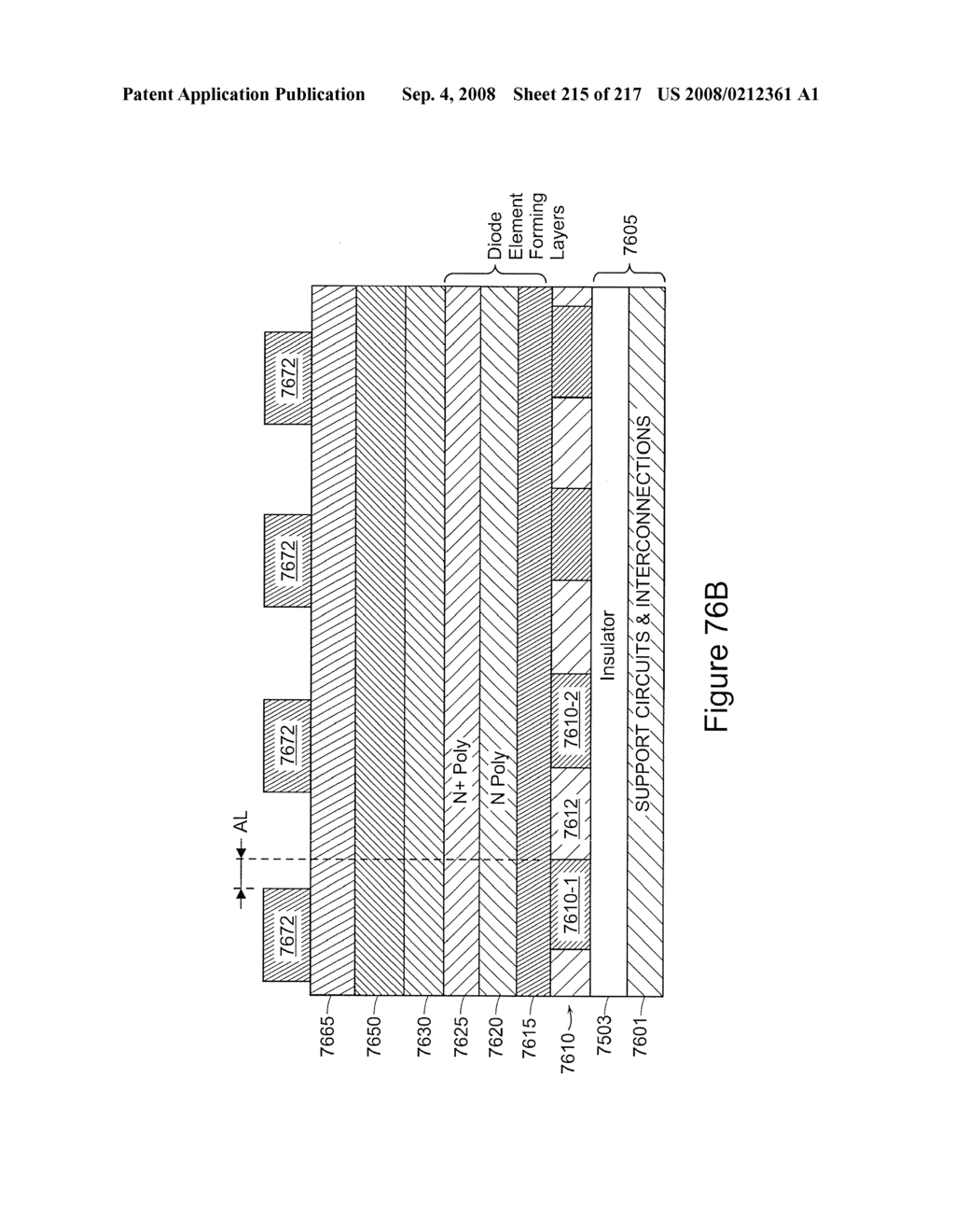 NONVOLATILE NANOTUBE DIODES AND NONVOLATILE NANOTUBE BLOCKS AND SYSTEMS USING SAME AND METHODS OF MAKING SAME - diagram, schematic, and image 216