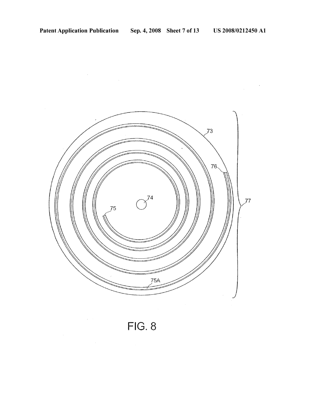 OPTICAL STORAGE MEDIUM HAVING DISTORTION REGIONS, AND A METHOD OF MODIFYING AN OPTICAL STORAGE MEDIUM TO INCLUDE DISTORTION REGIONS - diagram, schematic, and image 08