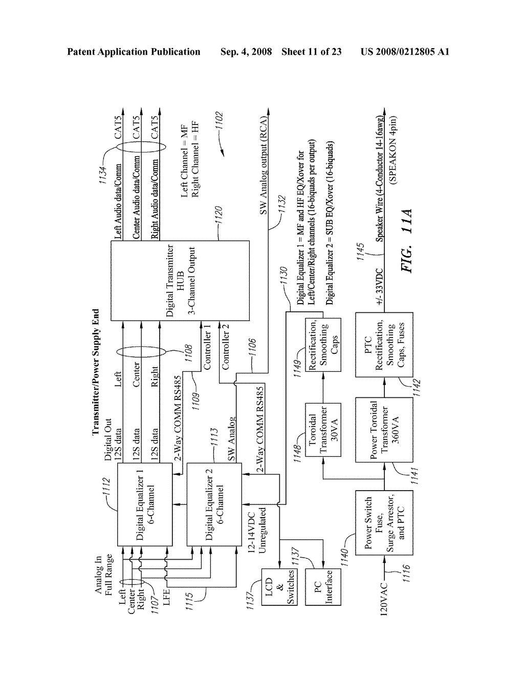 LOUDSPEAKER LINE ARRAY CONFIGURATIONS AND RELATED SOUND PROCESSING - diagram, schematic, and image 12