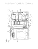 Camera with built-in projector and projector device diagram and image