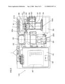 Camera with built-in projector and projector device diagram and image