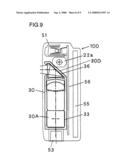 Camera with built-in projector and projector device diagram and image