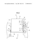 Developing cartridge detachable from image forming device diagram and image