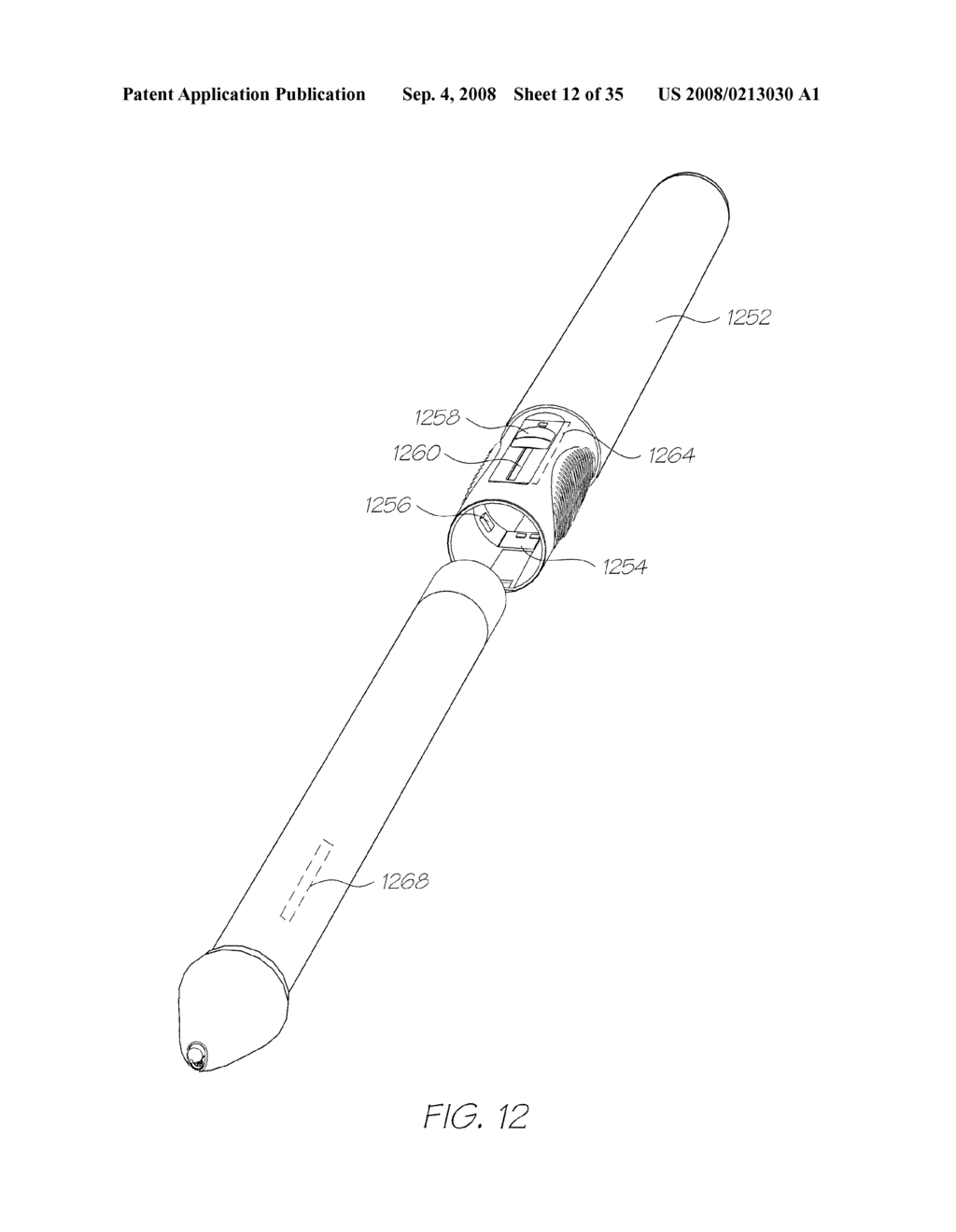 Ink Cartridge For A Pen-Shaped Printer - diagram, schematic, and image 13