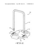 TRAFFIC BARRICADE HAVING INTERCHANGEABLE PARTS diagram and image