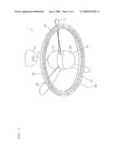 CEILING FAN WITH ROTARY BLADE SURFACE LIGHT diagram and image