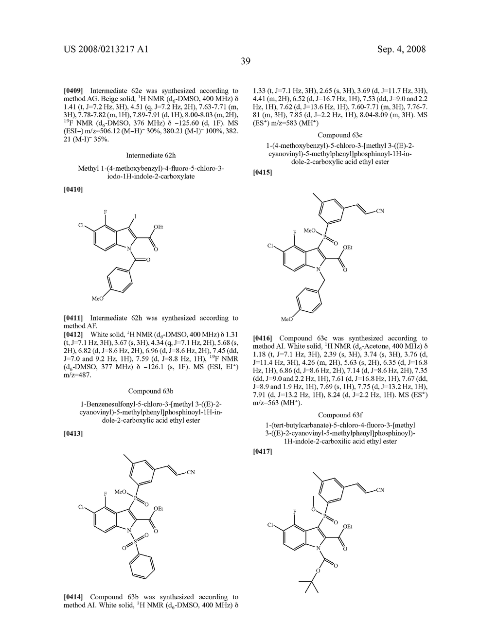 Enantiomerically pure phosphoindoles as HIV inhibitors - diagram, schematic, and image 44