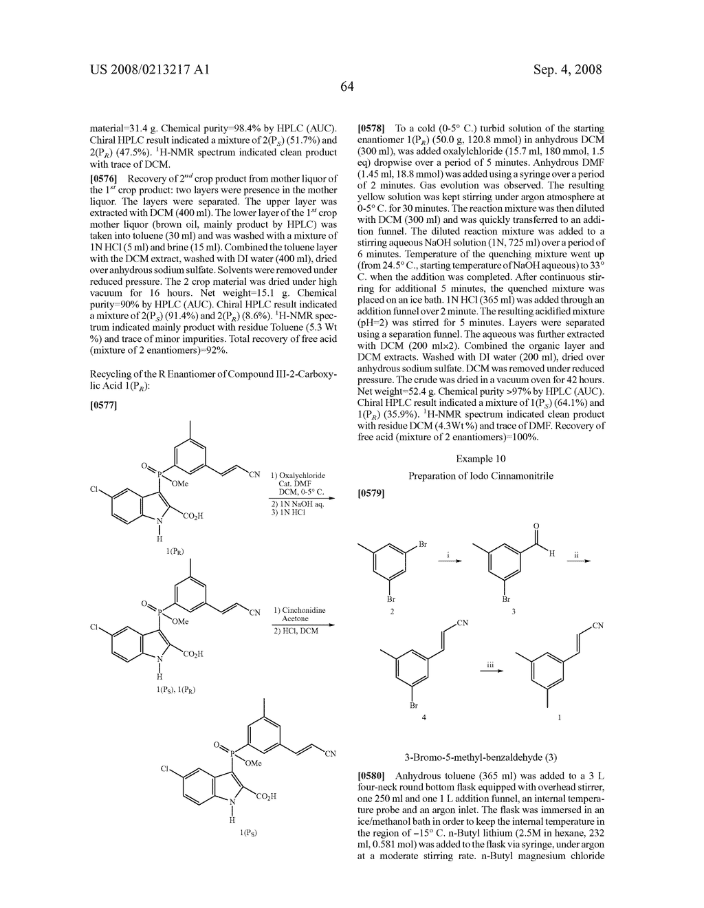 Enantiomerically pure phosphoindoles as HIV inhibitors - diagram, schematic, and image 69