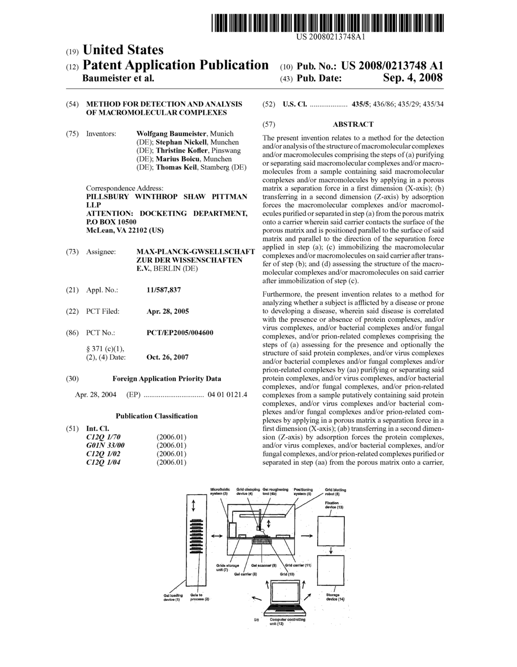 Method for Detection and Analysis of Macromolecular Complexes - diagram, schematic, and image 01