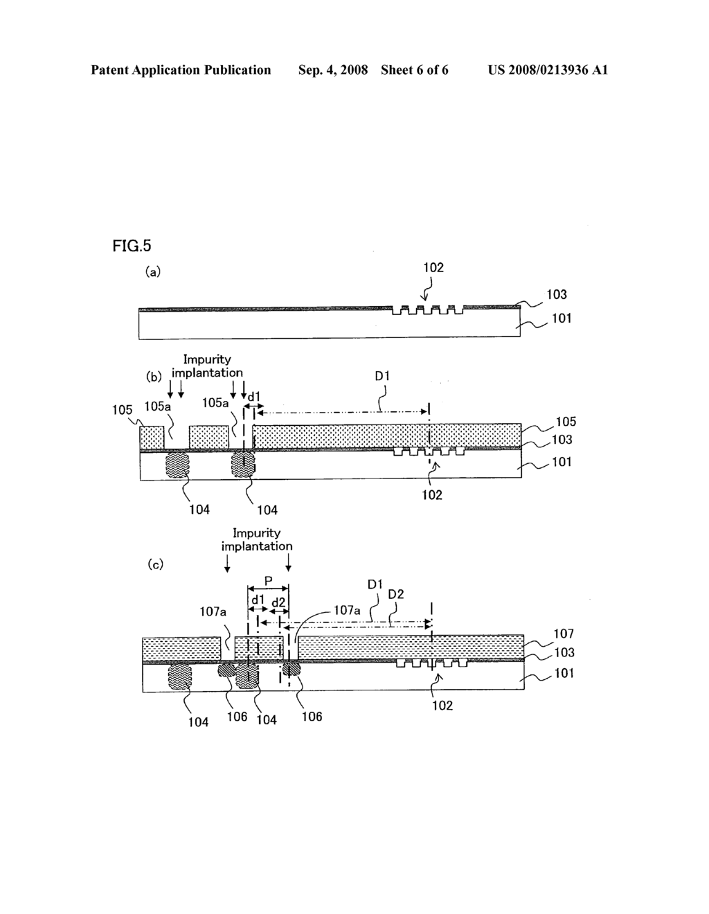 Alignment mark forming method, alignment method, semiconductor device manufacturing method, and solid-state image capturing apparatus manufacturing method - diagram, schematic, and image 07