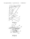 Connecting device having a locking mechanism diagram and image