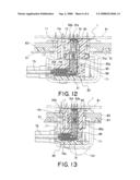 Connecting device having a locking mechanism diagram and image