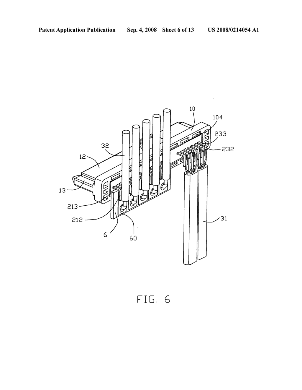 Plug connector with improved cable arrangement - diagram, schematic, and image 07