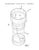 Apparatus and method for delivering bubble solution to a dipping container diagram and image