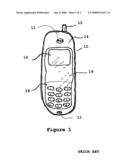 Handheld electronic keypad access case diagram and image