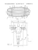 ARTICLE AND METHOD FOR PERFORMING AN EXERCISE AND HOLDING AN OBJECT USED IN THE EXERCISE diagram and image