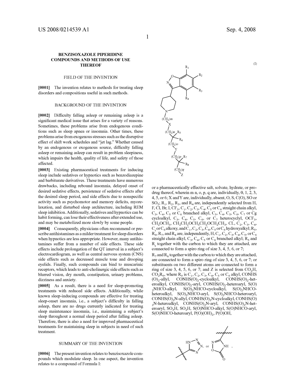 Benzisoxazole Piperidine Compounds and Methods of Use Thereof - diagram, schematic, and image 02