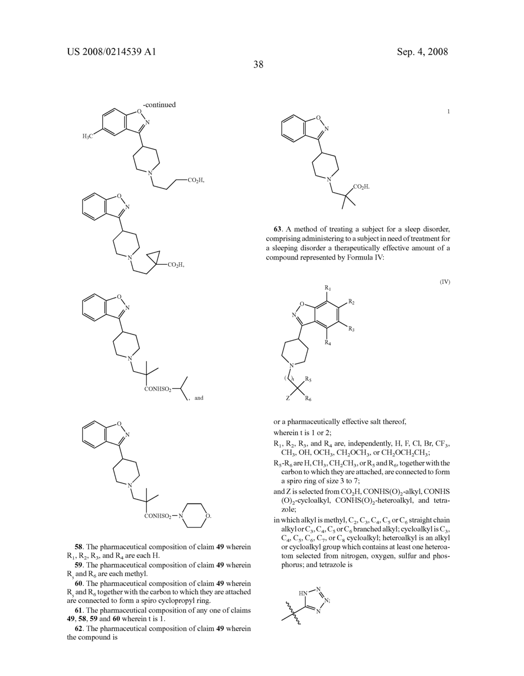 Benzisoxazole Piperidine Compounds and Methods of Use Thereof - diagram, schematic, and image 39