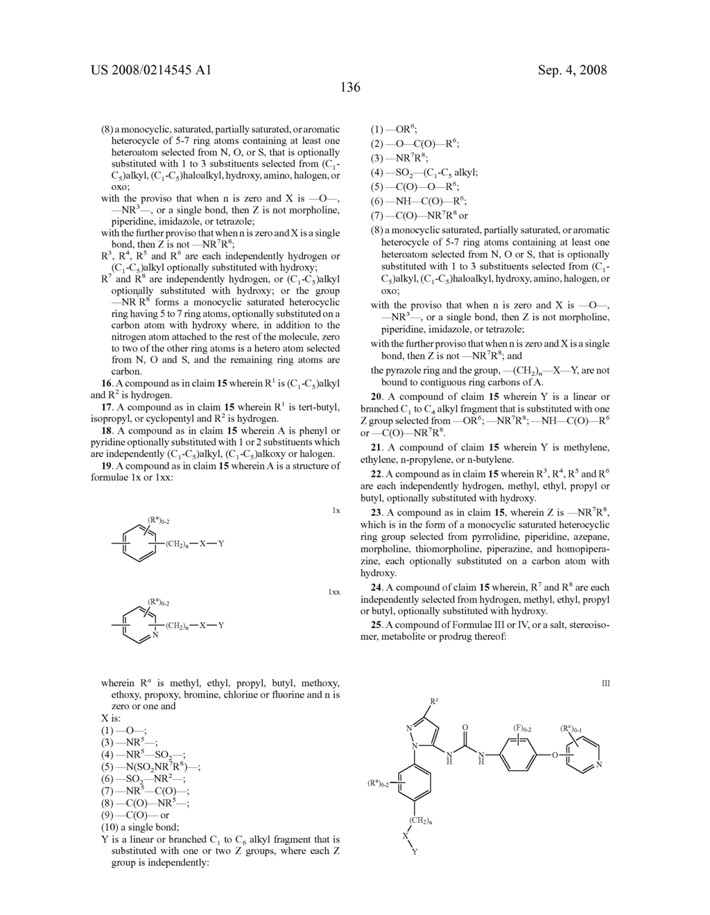 Substituted Pyrazolyl Urea Derivatives Useful in the Treatment of Cancer - diagram, schematic, and image 137