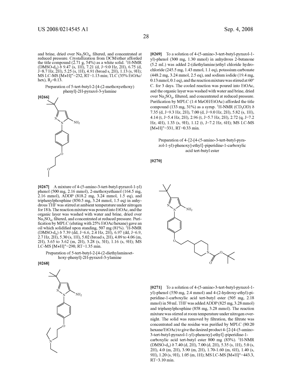 Substituted Pyrazolyl Urea Derivatives Useful in the Treatment of Cancer - diagram, schematic, and image 29