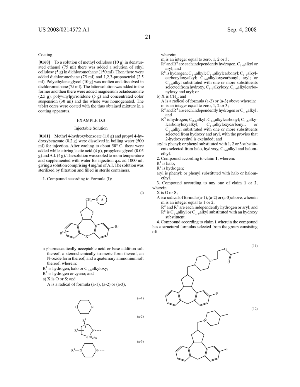 Selected Tetracyclic Tetrahydrofuran Derivatives Containing a Cyclic Amine Side Chain - diagram, schematic, and image 22