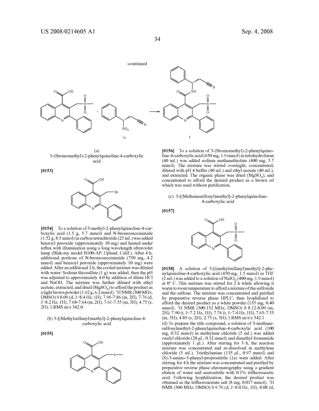 Alkyl Sulfoxide Quinolines as Nk-3 Receptor Ligands - diagram, schematic, and image 35