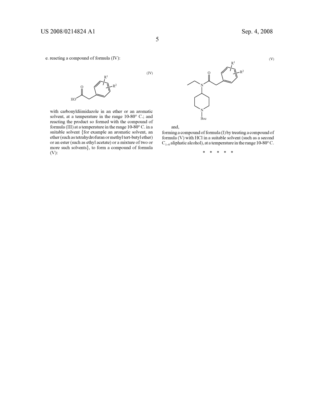 Process for the Preparation of N-(4-Piperidinyl)-N-Ethyl-Phenylacetamides from N-Boc-4-Oxopiperidine - diagram, schematic, and image 06