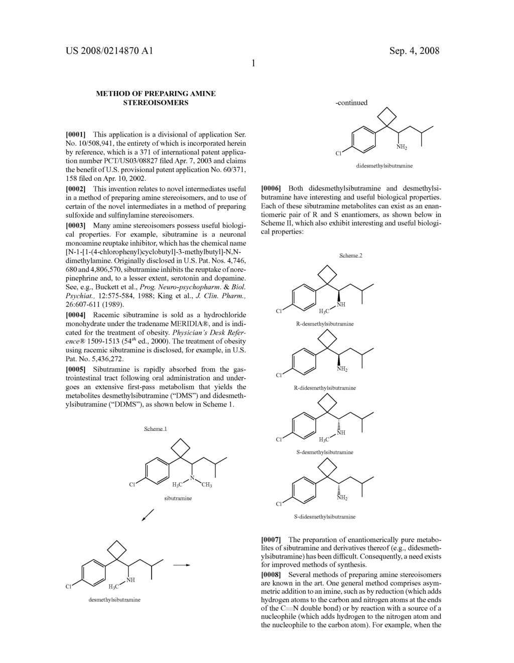 Method of Preparing Amine Stereoisomers - diagram, schematic, and image 02